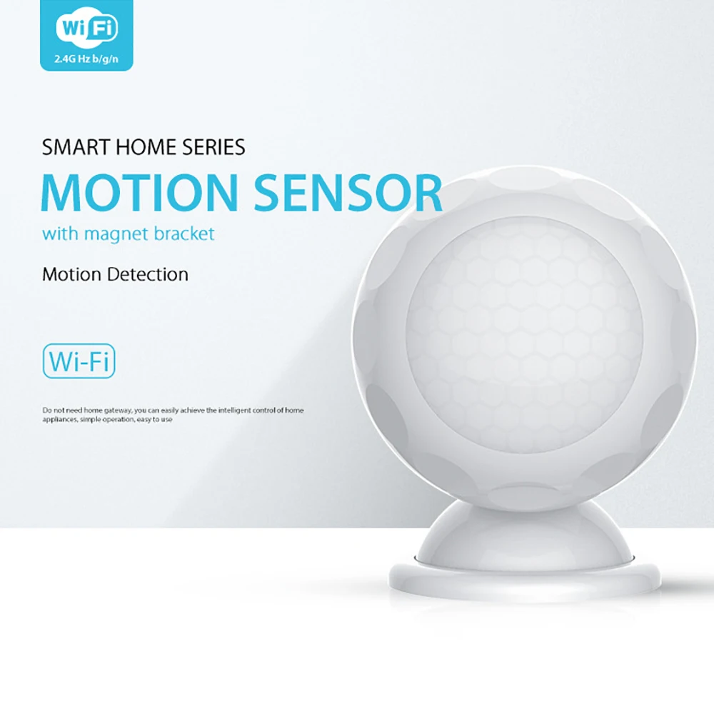 

Tuya Smart Life, WiFi, PIR датчик движения, детектор сигнализации, инфракрасный, беспроводной, супер мини, форма, PIR сенсор, детектор, домашняя сигнализа...