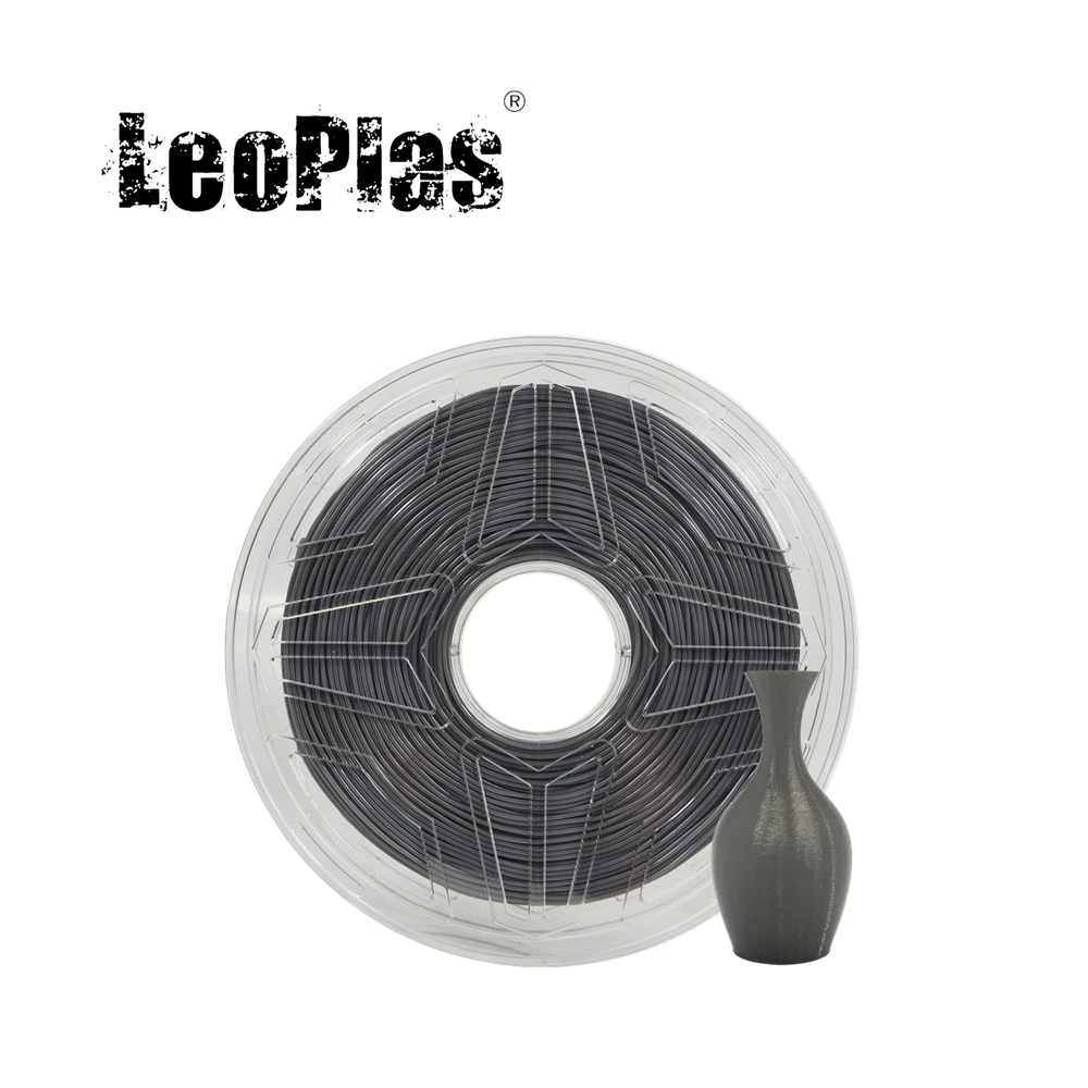 LeoPlas 1 кг 75 мм Гибкая мягкая серая нить из ТПУ для 3D принтера FDM ручка расходные