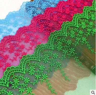 

Новый цвет модная кружевная одежда игрушки домашний текстиль украшения аксессуары сетка вышивка