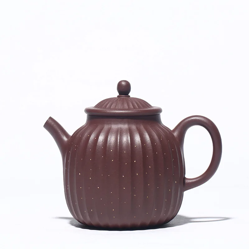

Yixing raw ore Dahongpao purple clay teapot