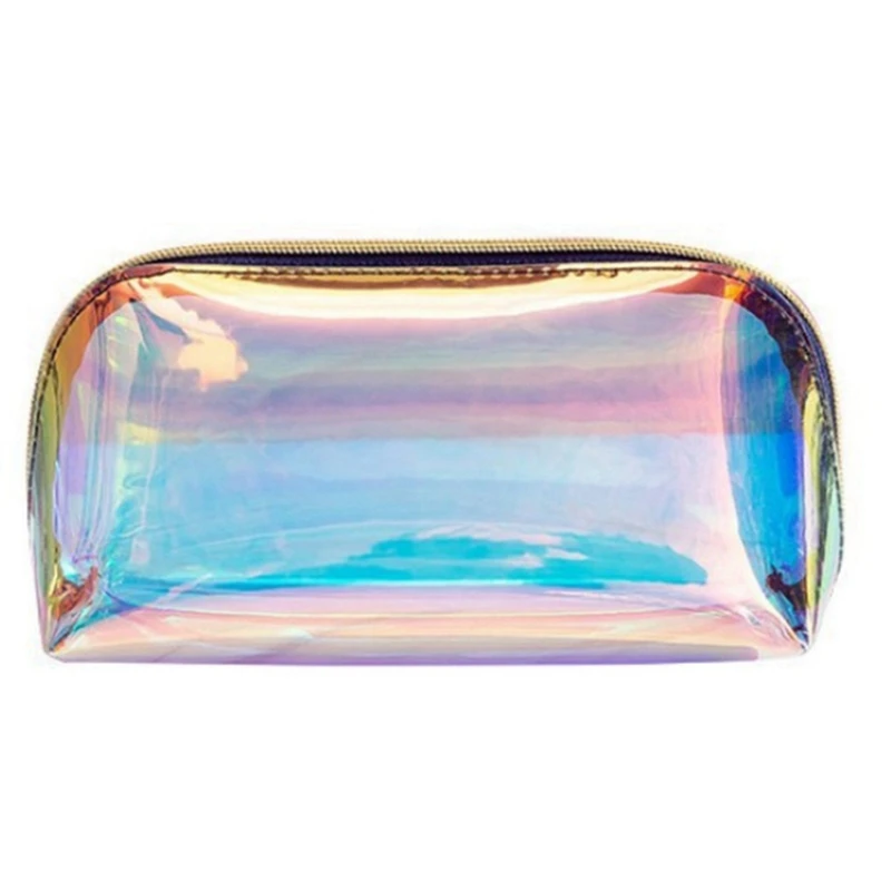 

2PC Cosmetic Bag Women Makeup Case TPU Transparent Beauty Organizer Pouch Female Jelly Bag Lady Make Up Pouch