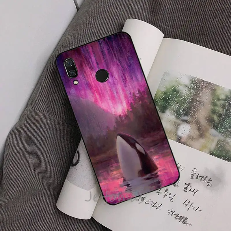 

Killer Whales Print Ocean animals Phone Case For Xiaomi Redmi Note 4 4x 5 6 7 8 pro S2 PLUS 6A PRO