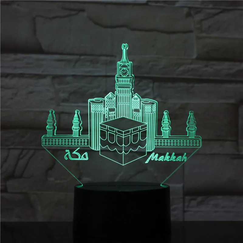 

Castle Palace 3d Lamp 7 Color Led Night Lamps For Kids Touch Led Usb Table Lampara Lampe Baby Sleeping Nightlight 1572