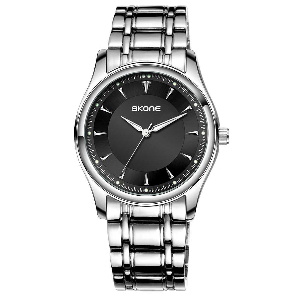 SKONE Для мужчин новый Бизнес часы Мужчин's Элитный бренд Водонепроницаемый