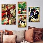 Картина на холсте Marvel Мстители, Человек-паук, супергерой, комикс, плакаты и принты, настенные картины для комнаты, украшение для дома