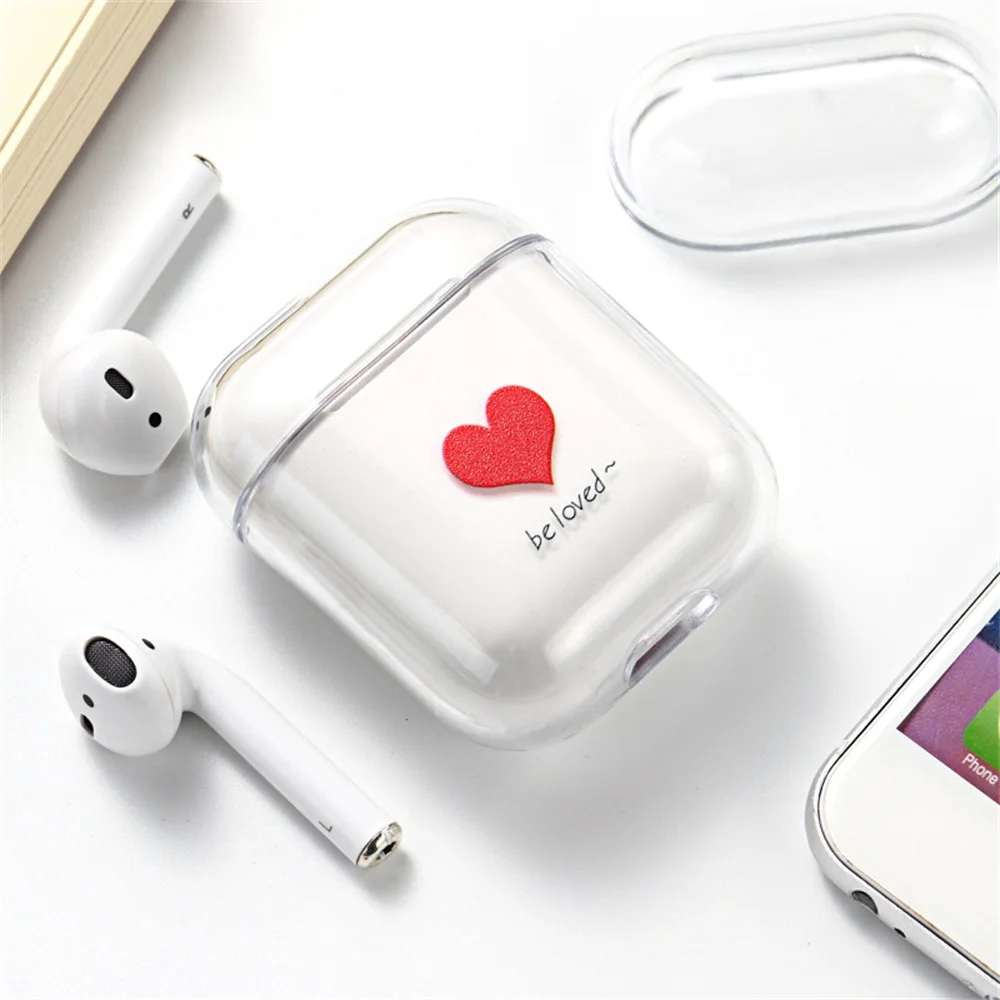 1 шт. прозрачный жесткий чехол для наушников Apple Airpods|Аксессуары наушников| |