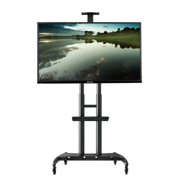 

High quality NB AVA1800-70-1P 55-80 inch TV Mount Trolley LED LCD Plasma TV Cart with AV Shelf and Camera Tray