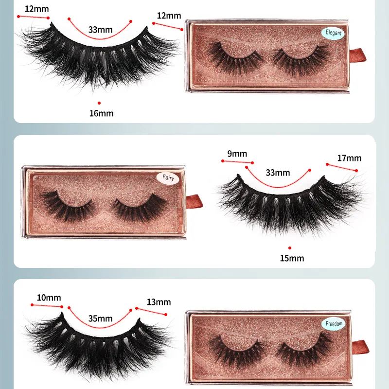 5 шт./упаковка натуральные ресницы из норки | Красота и здоровье