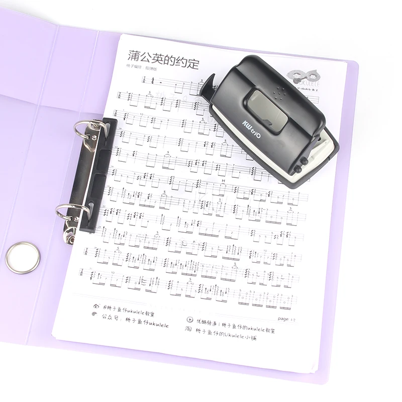 Металлический мощный Дырокол с 2 отверстиями ремесло резак для бумаги листьями