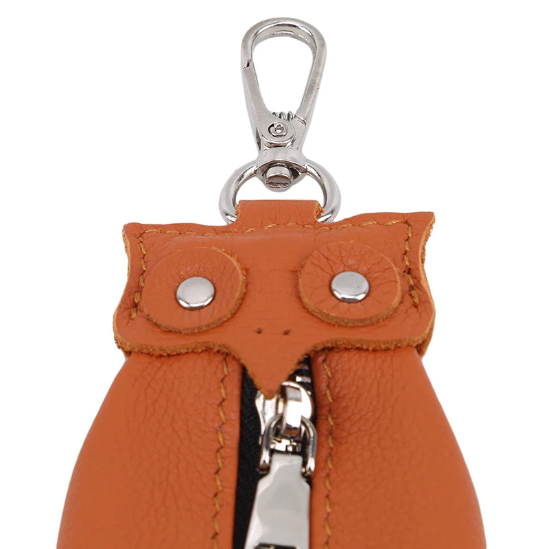 Кожаный бумажник для ключей модный мужской женский держатель органайзер