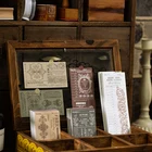 Ретро заметки для билетов, блокнот-календарь, памятка под старину, клейкая бумага для чеков, канцелярские товары, школьные принадлежности