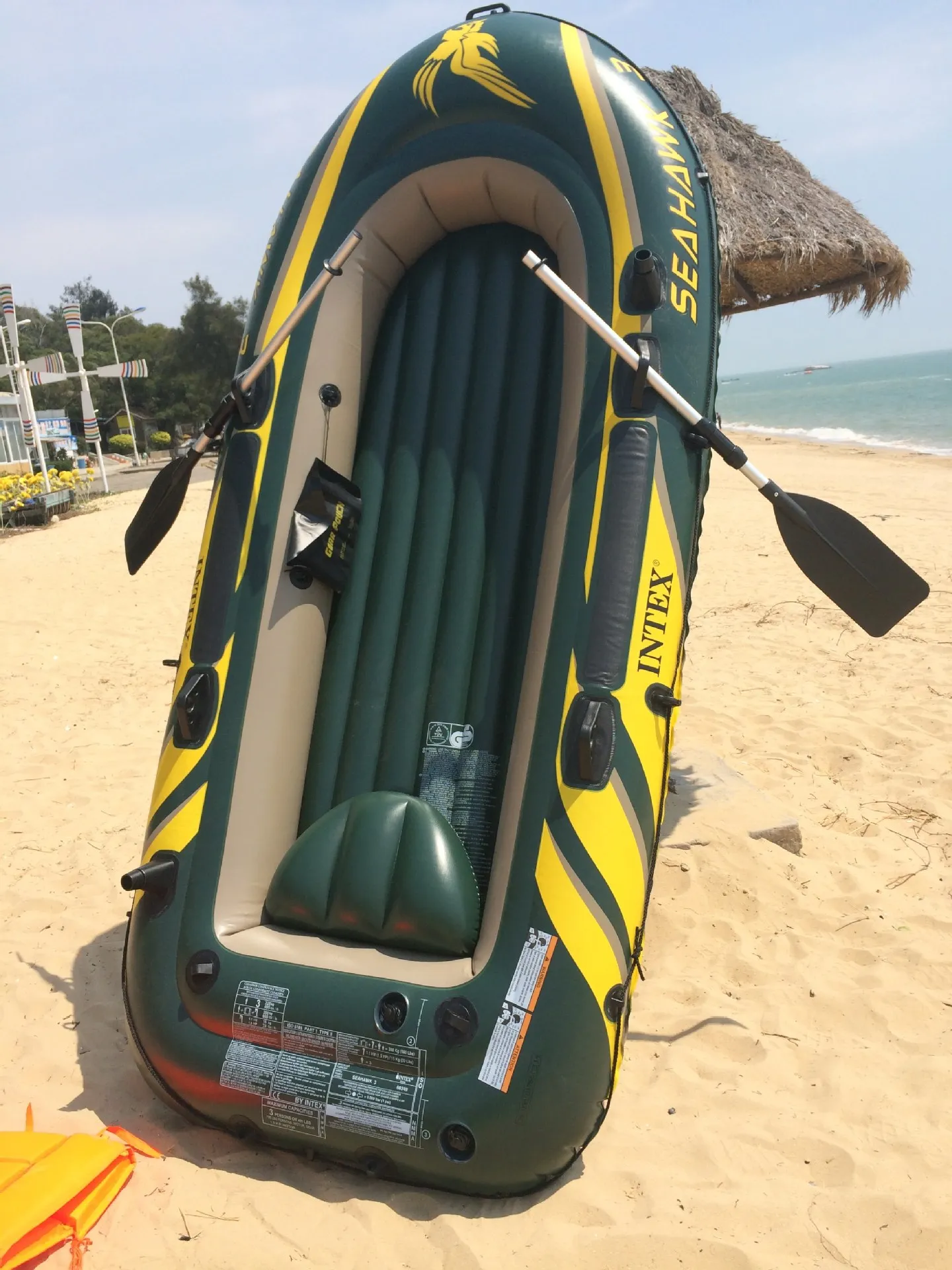 INTEX морской Орел три человека надувная лодка каяк резиновый плот утолщенная