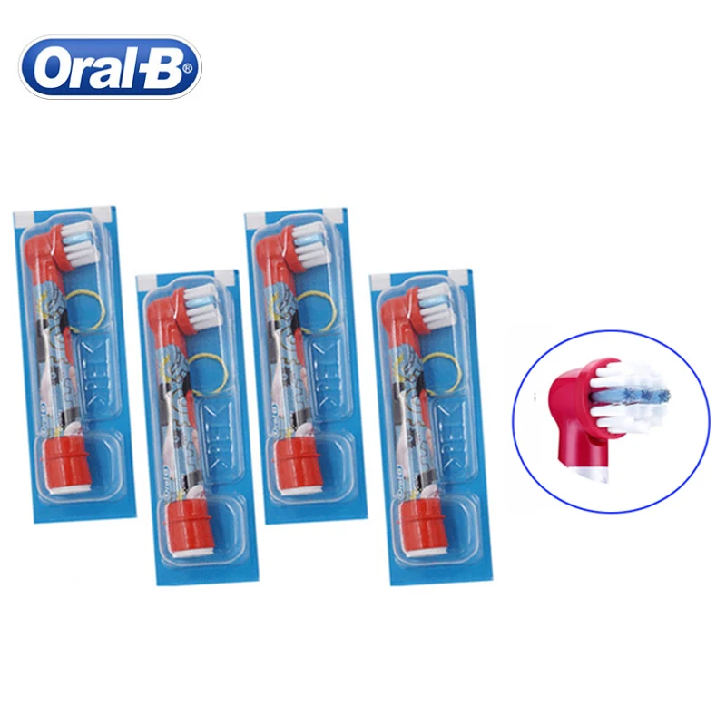 Электрическая зубная щетка Oral B для детей сменная с мягкой щетиной Braun Vitality