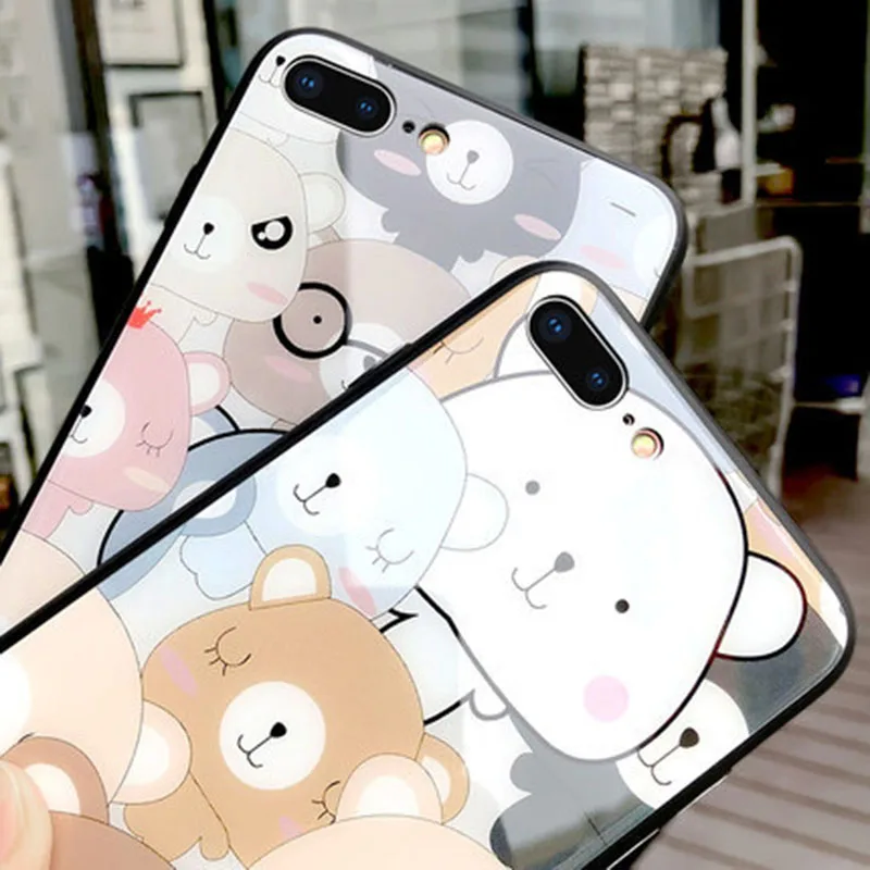 Чехол для телефона из закаленного стекла iphone xr x xsmax xs 7 8 6 s роскошный чехол apple plus с
