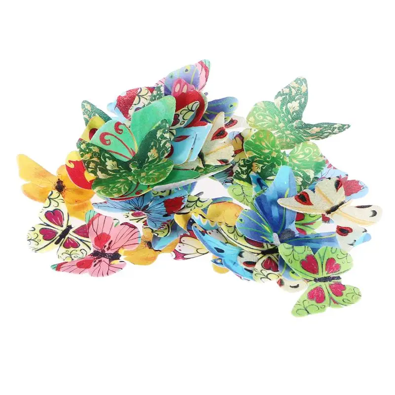 40 шт. съедобные липучки для торта бабочки|Товары украшения тортов| |