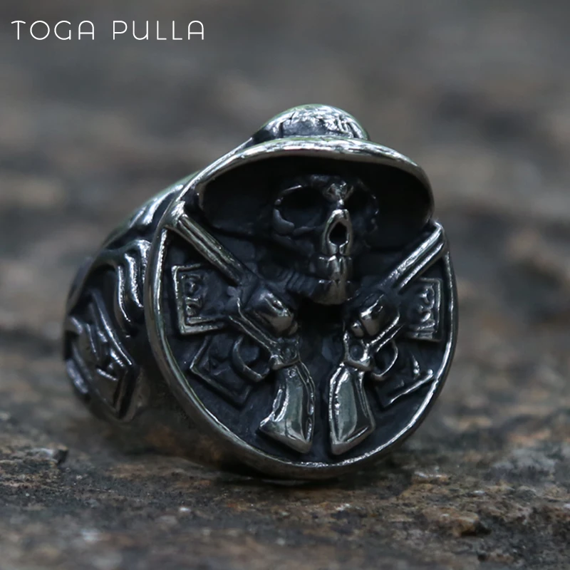 Кольцо мужское из нержавеющей стали 316L винтажное ювелирное изделие в стиле