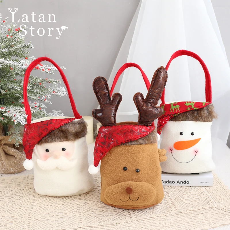 Рождественские украшения сумка для рождественского подарка конфетная подарок