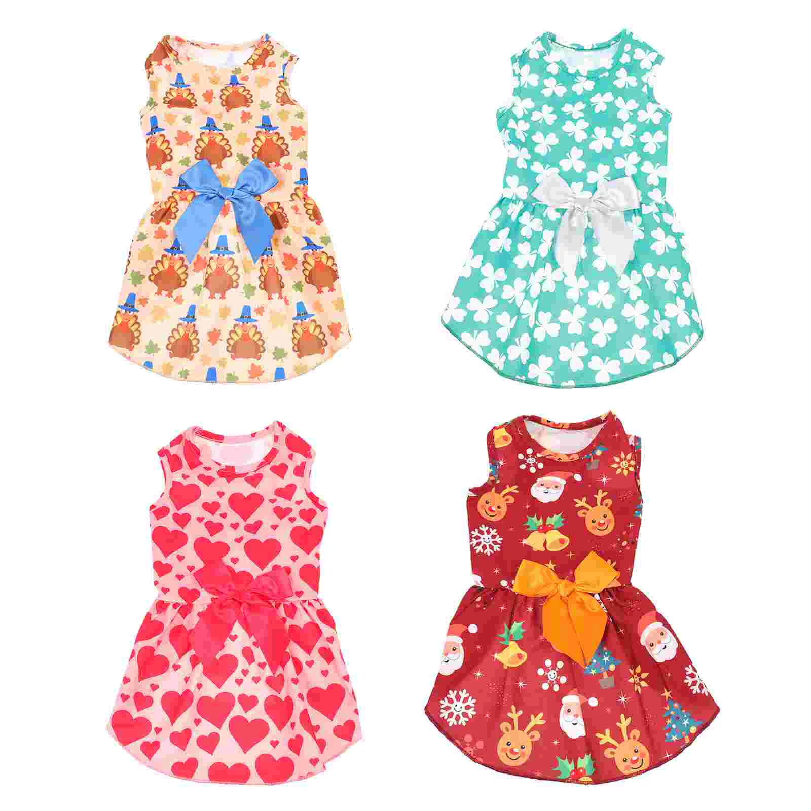 

4 шт., юбки для домашних животных