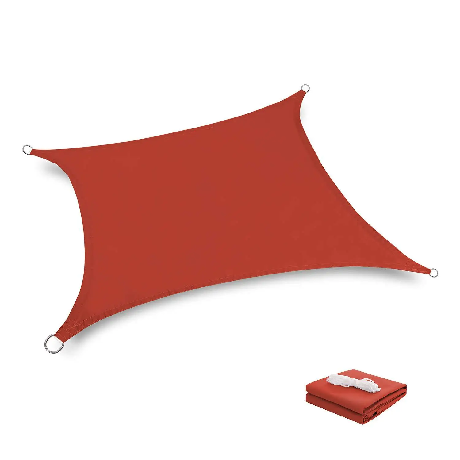 

300D Waterproof Large Shade Sail Square Rectangle Garden Terrace Canopy Swimming Sun Shade Outdoor Camping Yard Sail Awnings