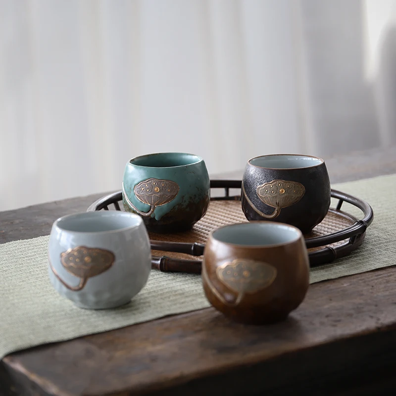 Керамическая чайная чашка TANGPIN lotus puer чайные чашки фарфоровая китайская кунг-фу