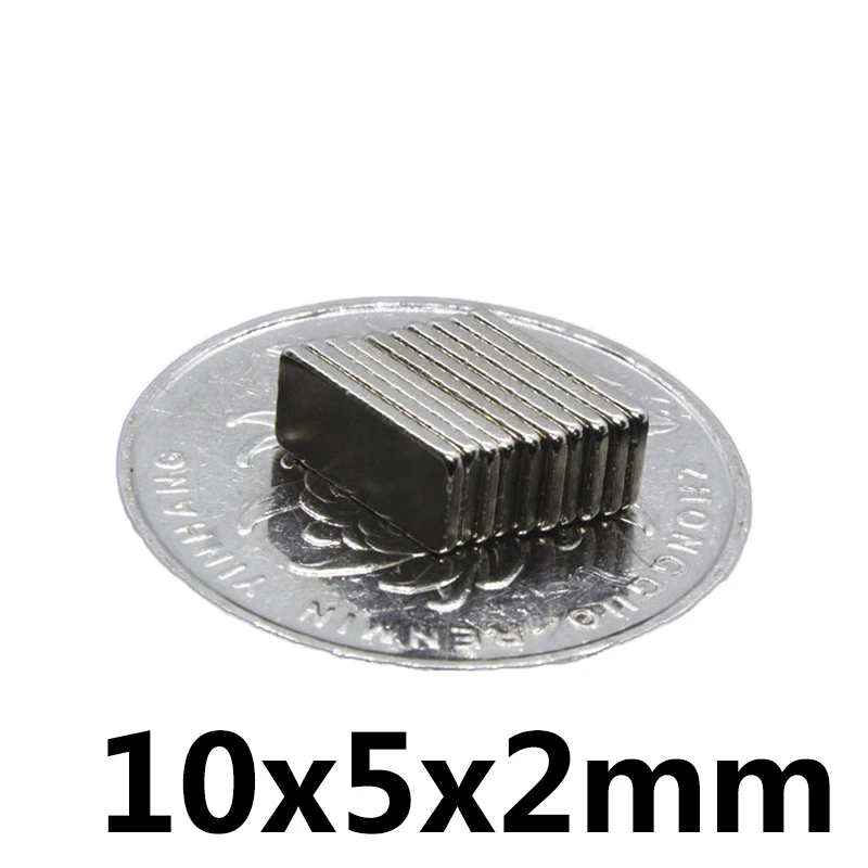 

Магниты Неодимовые супернеодимовые NdFeB, 10x5x2 мм, 20/50/100 шт., 10x5x2 мм
