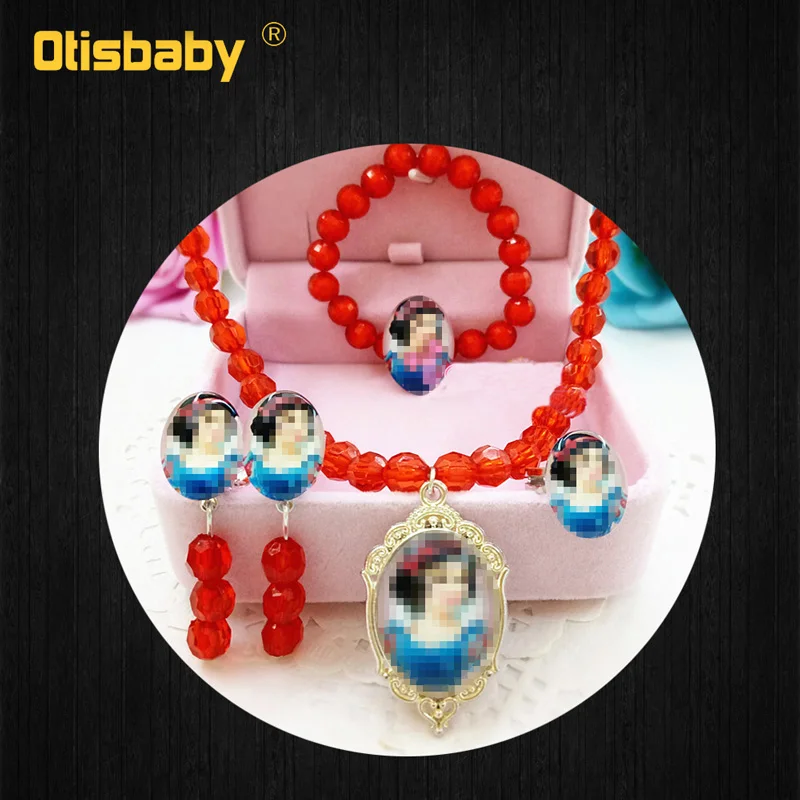 Snow White Jewelry Новогоднее платье принцессы Белоснежки для девочек Карнавальный костюм на Хэллоуин Детские пышные платья с вышивкой детское праздничное платье Золушки - Цвет: Snow White Jewelry