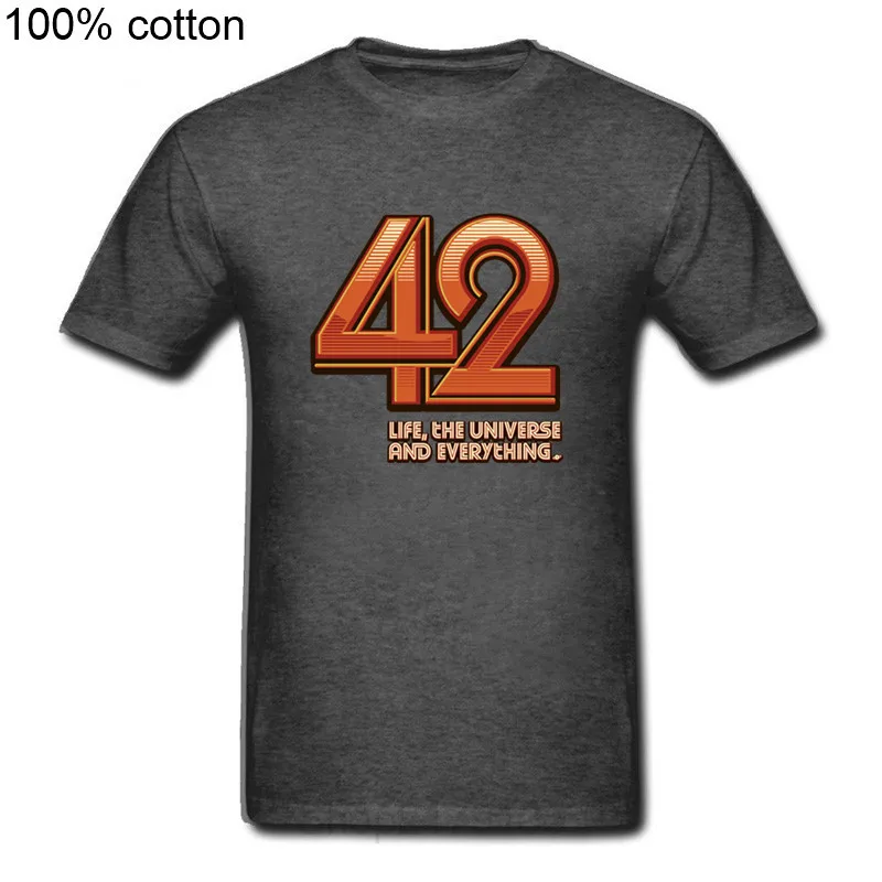 Ретро-руководство по естественным наукам Teeshirt ответ на все 42 Футболка мужская dont