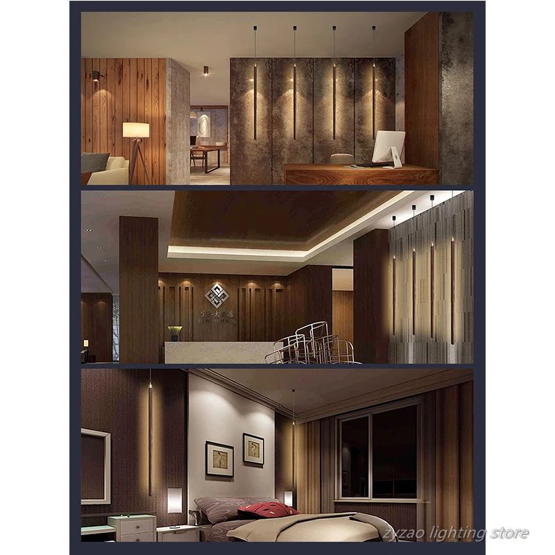 

Nordic Modern Bedroom Bedside Wood Led Pendant Lights Living Room Home Decor Walnut Wood Light Fixture Kitchen Hanging Lamps