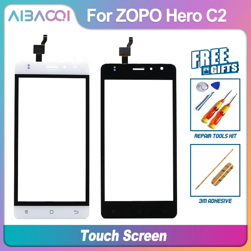 AiBaoQi 5,0 дюймовый сенсорный экран в сборе для ZOPO Hero C2 Phone