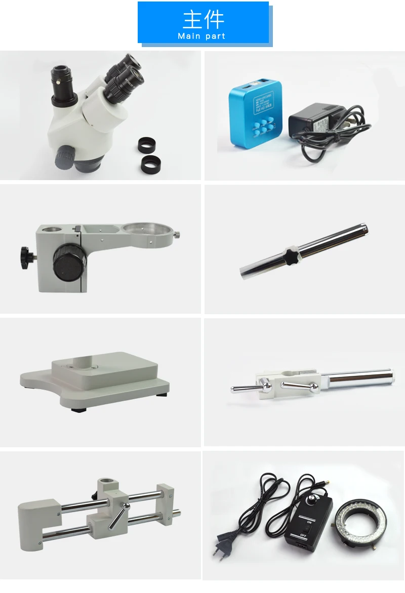 kailiwei 38mp hdmi digital camera trinocular microscope stereoscopic for mobile phone repair free global shipping