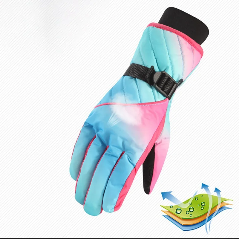 

Winter Skiing Gloves Full Finger Touch Screen Water Resistant Windproof Thermal Handwear Outdoor Cycling Sportswear Accessory