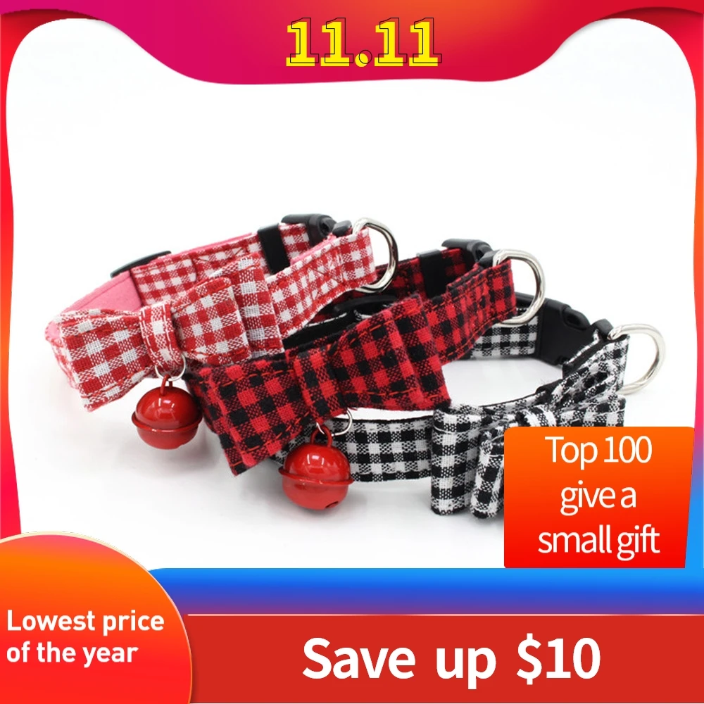 Регулируемые воротники с бантом удобное и модное ожерелье клетчатое замшевое