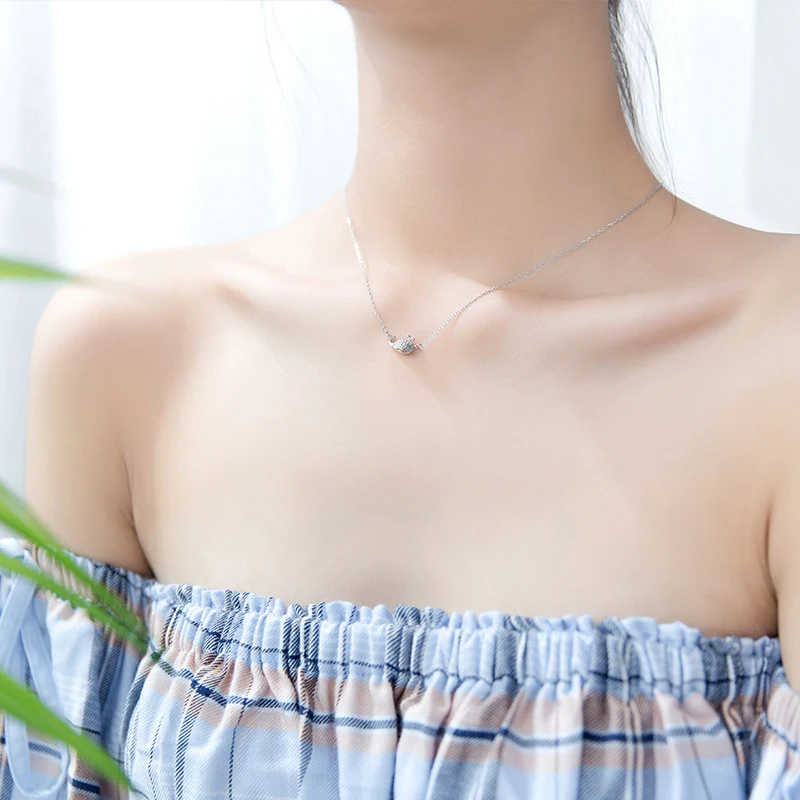 Colusiwei животное кулон с изображением Кита ожерелье для женщин стерлингового