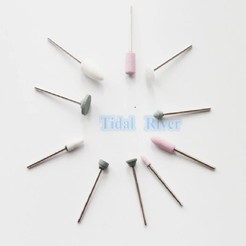 50/шт Стоматологическая полировальная дрель бура гравий керамический толстый