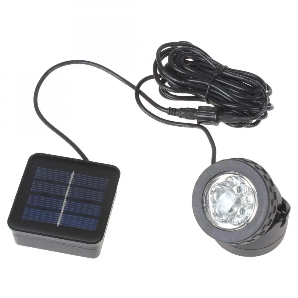 Водонепроницаемый светодиодный светильник на солнечной батарее точечный для