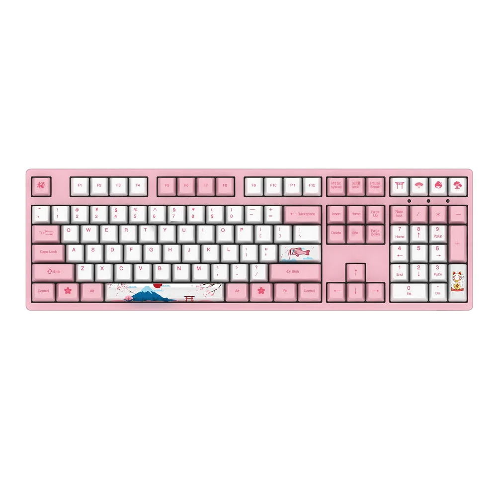 Akko X World Tour-Tokyo108+ 6 клавиш Keycap OEM профиль PBT Keycap Набор для Cherry MX Переключатель Механическая игровая клавиатура