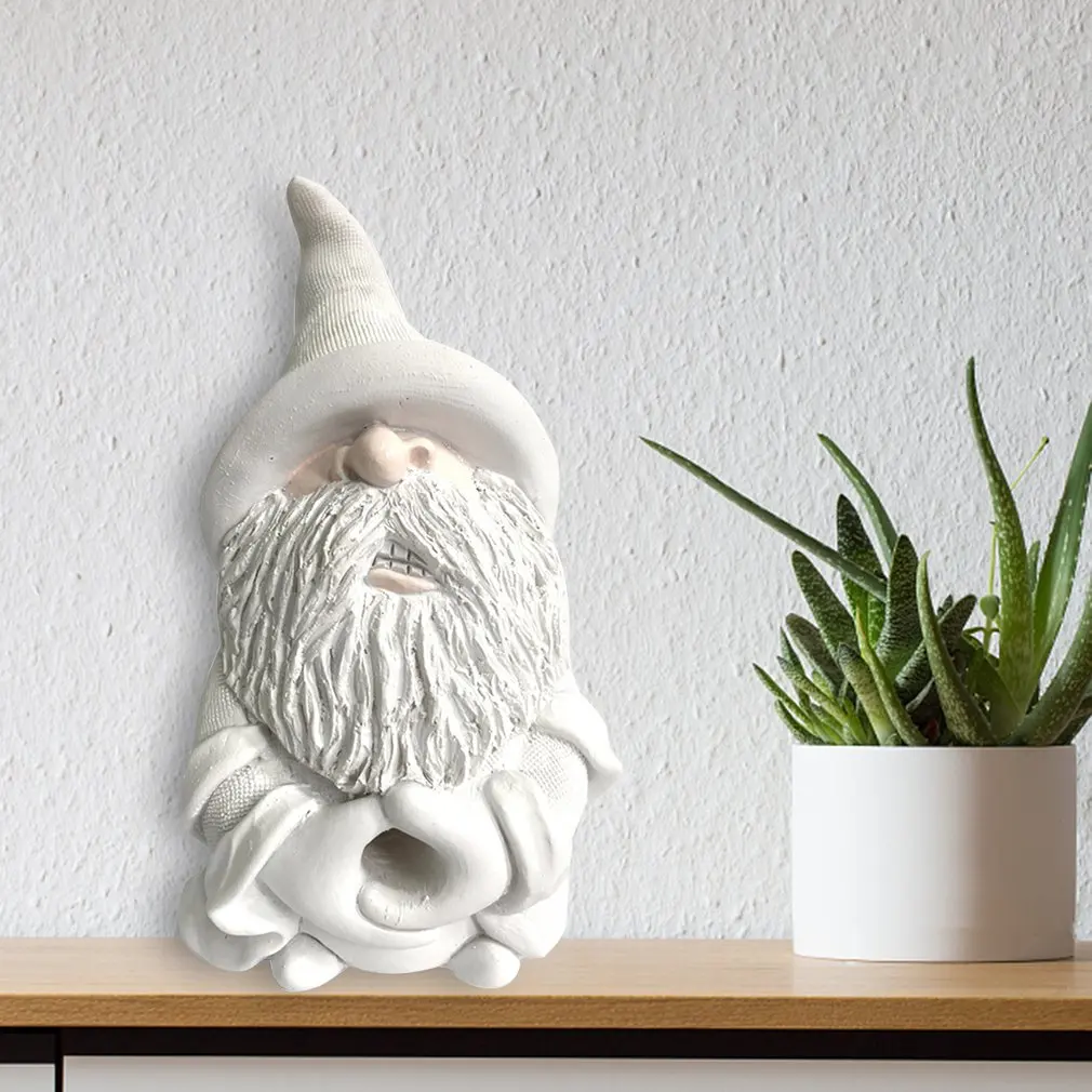 Cute Resin Dwarfs Statue Garden Accessories Funny Gnome Sculpture For Home Room Ornament | Дом и сад