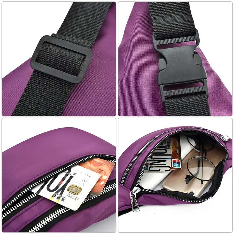 

2020 New Waist Bags Waterproof Pack For Women Fashion Bum Bag Ladies Travel Crossbody Chest Bags Unisex Hip Bag Belt Purse