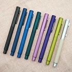 Ручка перьевая Hongdian с черным лесом, металлическая, с красивой текстурой дерева, чернаязолотая, EFFизогнутое перо, отличное письмо, ручка для бизнеса и офиса