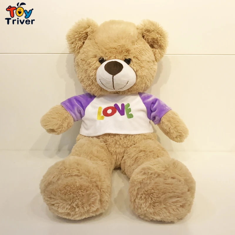 

65cm Teddy Bear Love Bears Plush Toy Triver Stuffed Animal Doll Baby Kids Girlfriend Birthday Christmas Gift Home Shop Decor