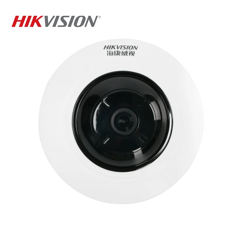 HIKVISION DS-2CD3935FWD-IWS 3MP Fisheye 360 градусов видеонаблюдения IP Камера Поддержка Wi-Fi SD карты PoE ИК P2P мобильное приложение Управление
