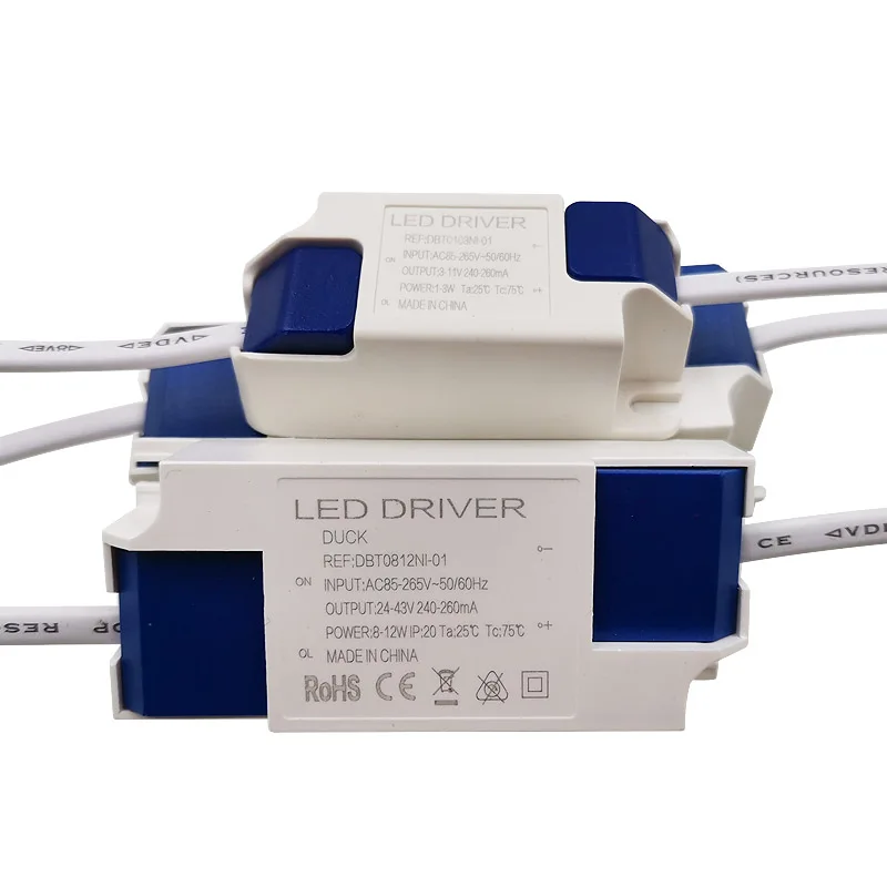 Светодиодный адаптер питания 1-36 Вт светильник светодиодный пластиковый