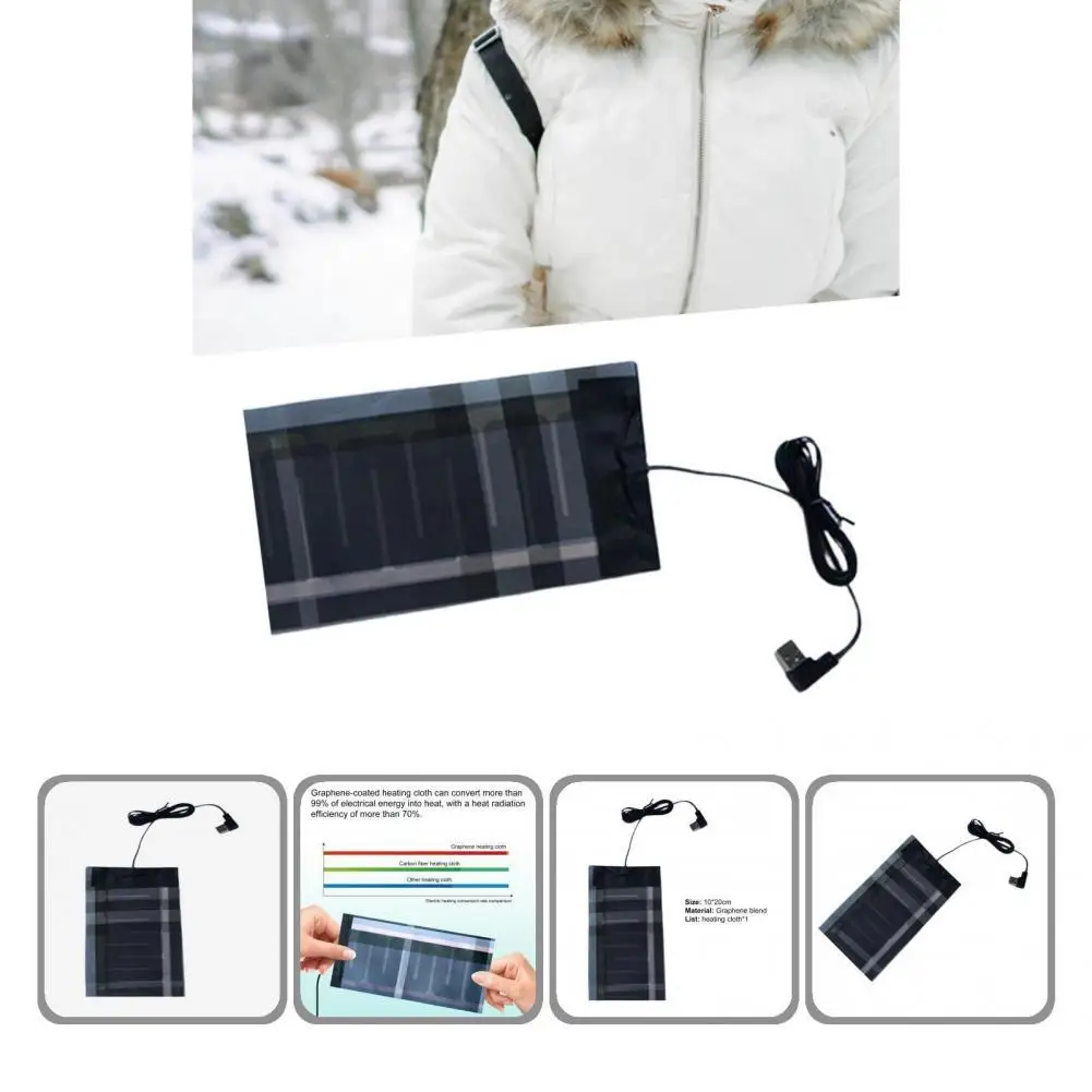 

Flexible Comfortable Uniform Heating Temperature Convenient Electric Heating Cloth Heated Pad for Abdomen