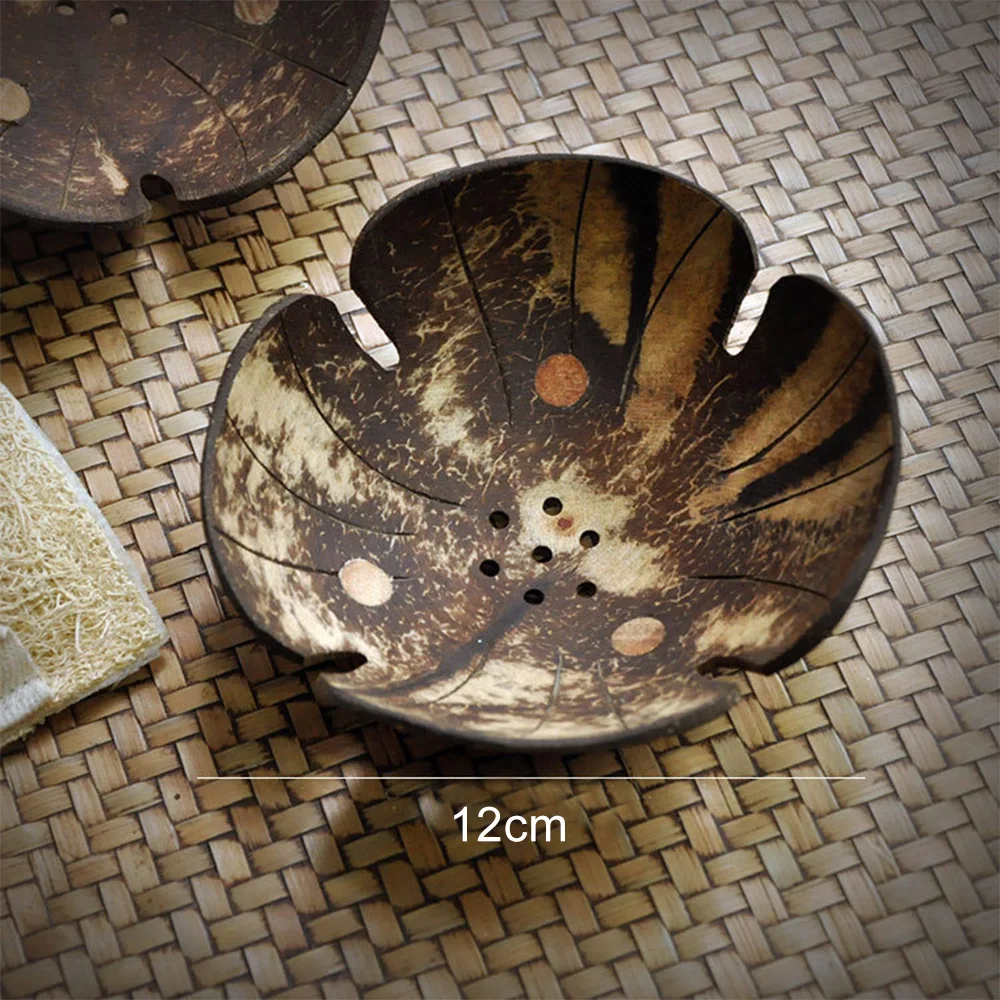 Ручная работа натуральная Кокосовая раковина деревянная ванная комната