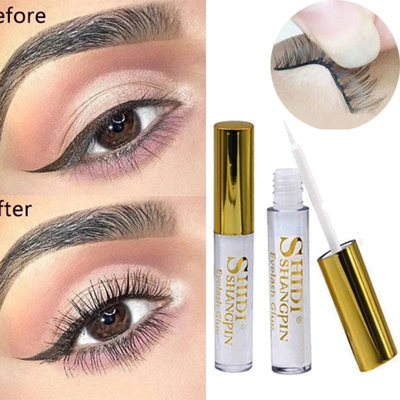 

5Ml Extender Lasting Waterproof White Glue Black Glue Beauty Glue Mascara Quick-drying False Eyelash Glue Eyelash Glue