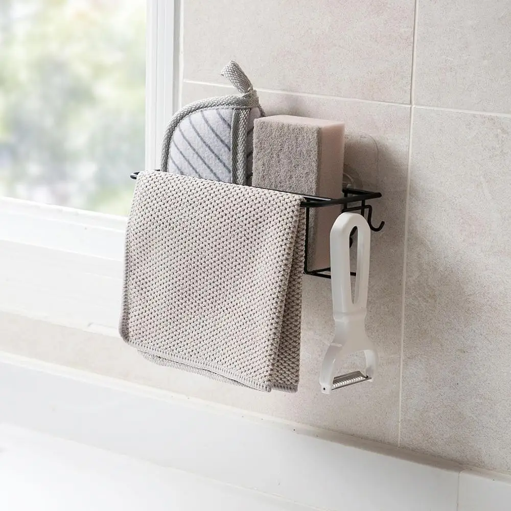 Настенный Кованого Железа раковина шкаф бассейн тряпка сушилка Кухня стойка для