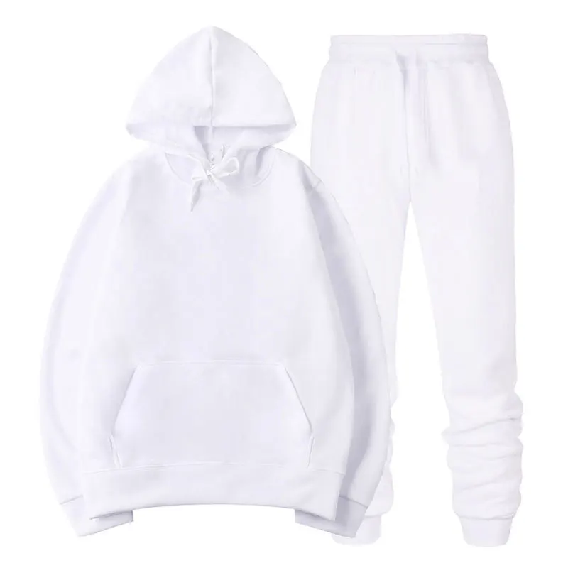 

2021 Fashion New Men's Hoodie Sports Suit Cotton Drawstring Sportswear Trend Fashion Autumn and Winter Long sleeve Pullover Suit