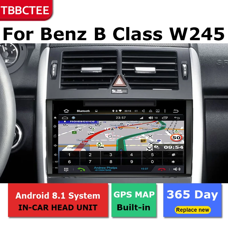 2Din для Mercedes Benz B Class W245 2005-2011 Автомобильный Android Радио мультимедийный плеер gps