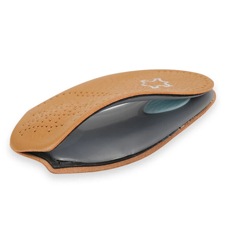 1 пара кожаные ортопедические стельки унисекс длина 3/4 | Обувь