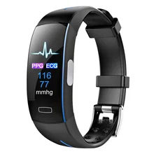 New Blood Pressure Heart Rate Temperature Measurement Smart Watch Bracelet Fitness Activity Tracker Health Wearable Devices 
